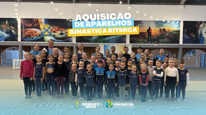 Mais investimento, mais oportunidades e mais incentivo ao esporte em Benedito Novo!A Prefeitura
